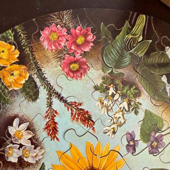 Vintage 1966 Springbok Puzzle Wild Flowers Approx. 60 Lg Pieces By Maynard Reece - Picture 14 of 15